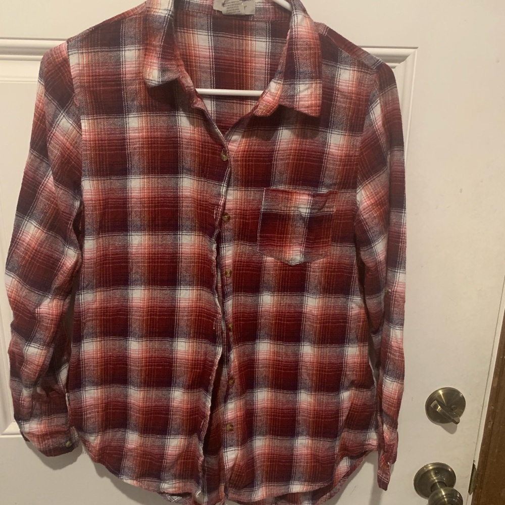 Size large flannel brand passport